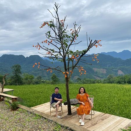 Pu Luong May Home & Cafe Lang Bang Eksteriør bilde