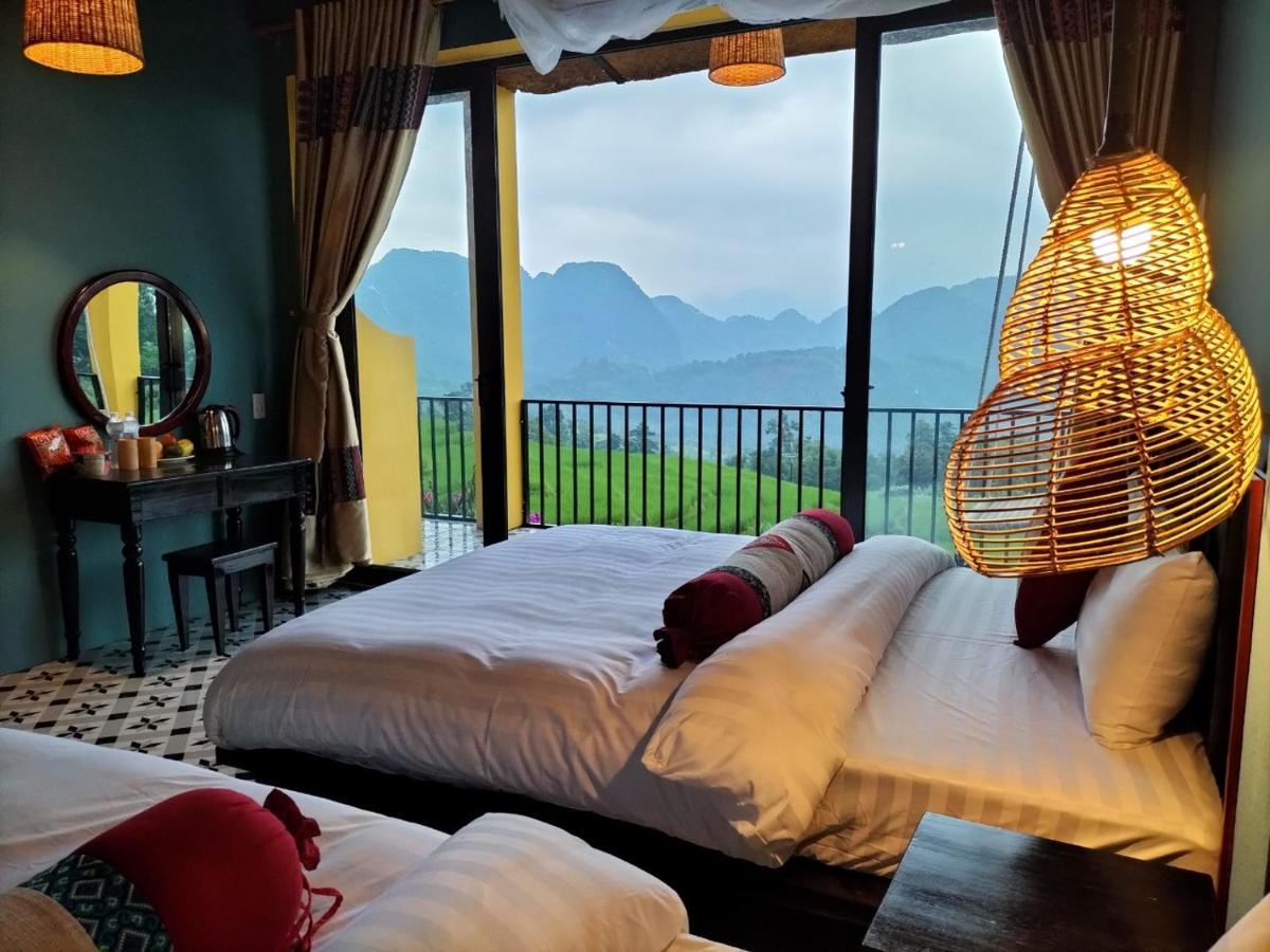 Pu Luong May Home & Cafe Lang Bang Eksteriør bilde