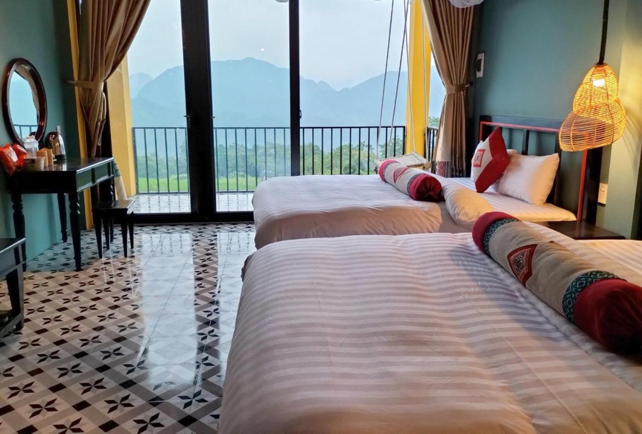 Pu Luong May Home & Cafe Lang Bang Eksteriør bilde