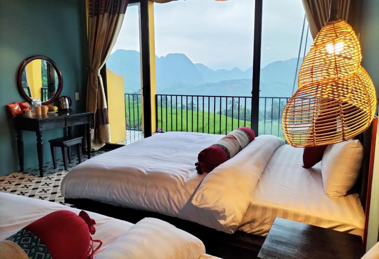 Pu Luong May Home & Cafe Lang Bang Eksteriør bilde